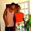 Sam with Ms. Evan Vista del Mar Sunshine Villas Montego Bay Jamaica